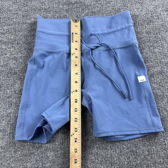 Vuori Daily Shorts Womens Small Blue High Rise Drawstring Athletic Yoga Workout - Picture 13 of 16